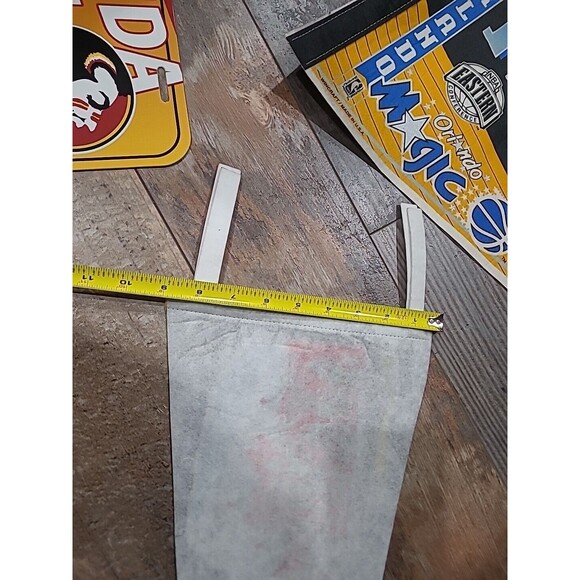 VINTAGE West Bend Iowa Felt Pennant 26x9 - Picture 5 of 6